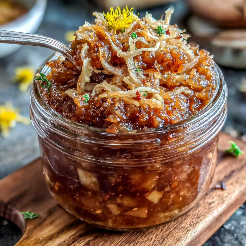 Dandelion and Apple Chutney