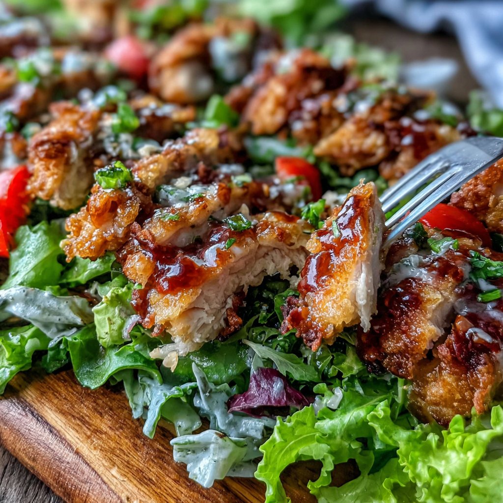Cooked Chicken Lunch Salad