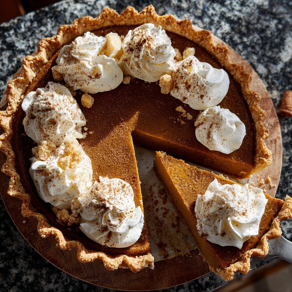 Festive Spiced Pumpkin Pie