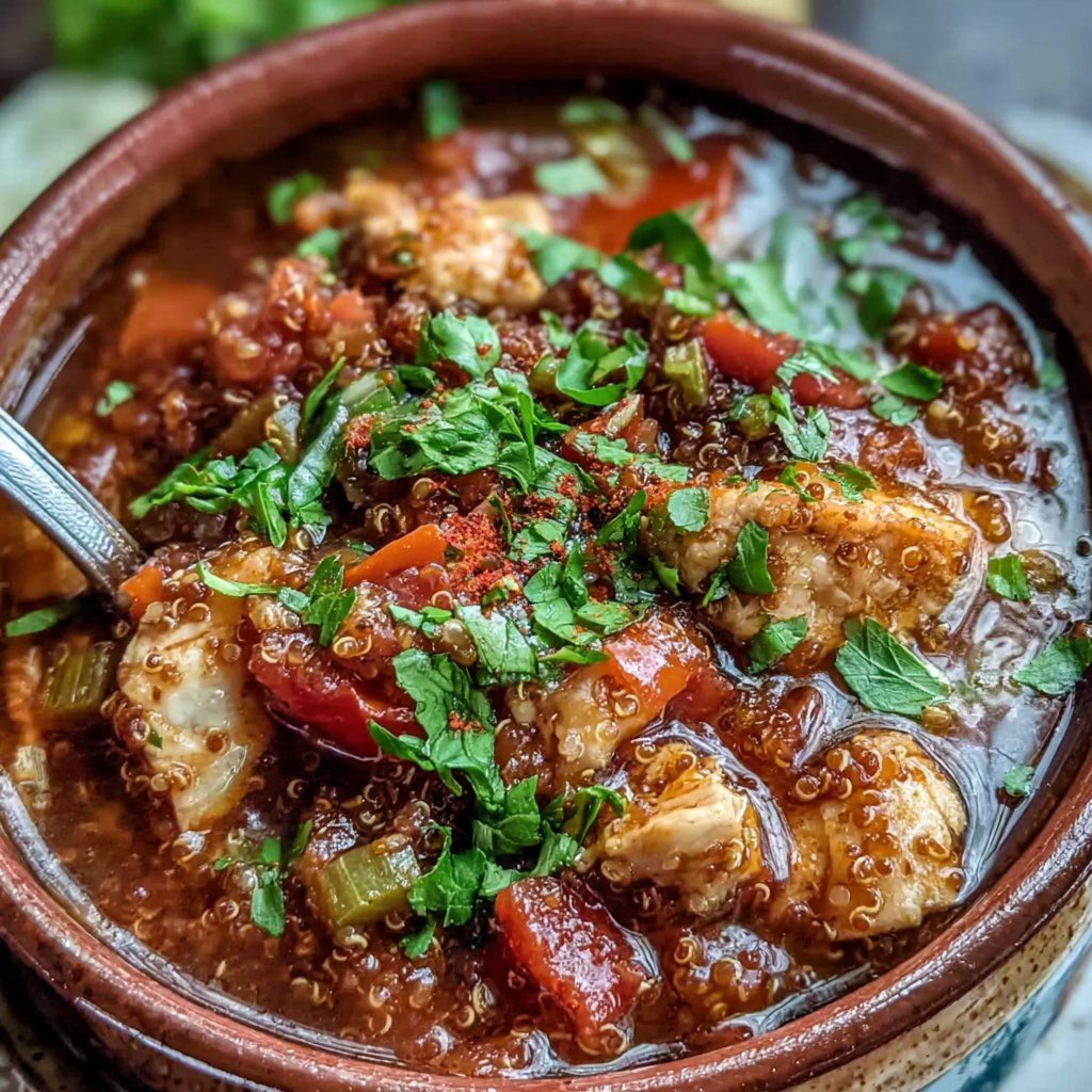 Mexican Chicken Quinoa Stew