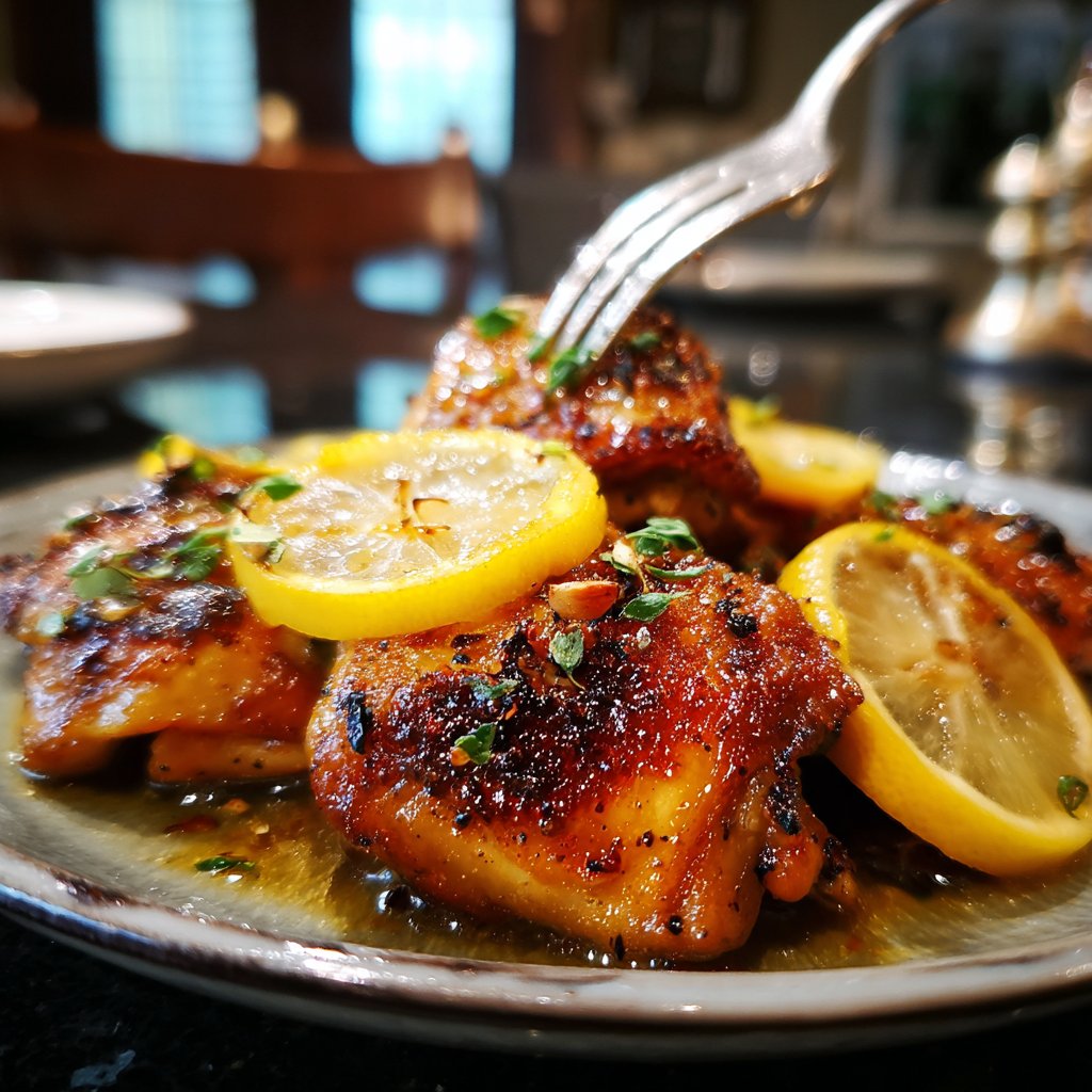 Lemon Butter Chicken Thighs