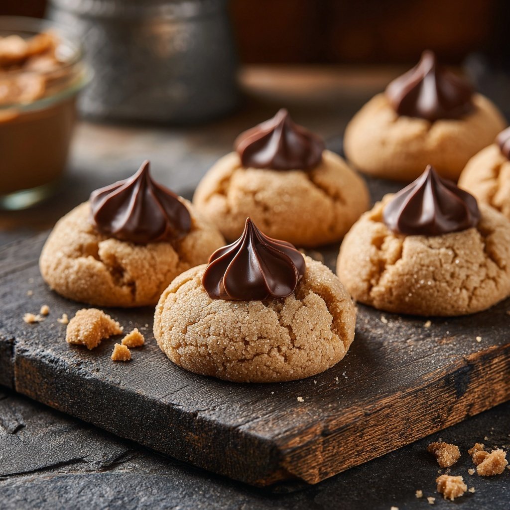 Peanut Butter Blossom Cookies